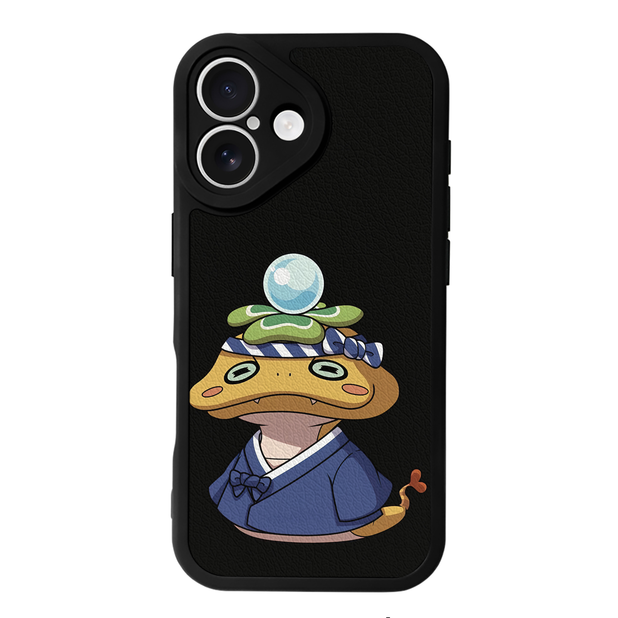 （画像用） 妖怪ウォッチ Yo-kai Watch 【iPhone 16シリーズ対応】シリコンスマホケース（レザー調） 材質：シリコン